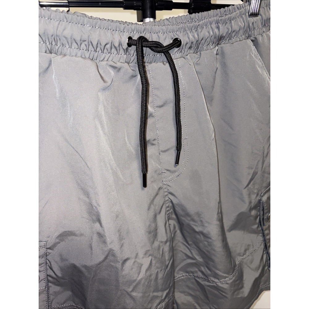 Southpole Men's Quick Dry Water Resistant Cargo Shorts, Moisture Wick, Gray XL - Picture 3 of 8